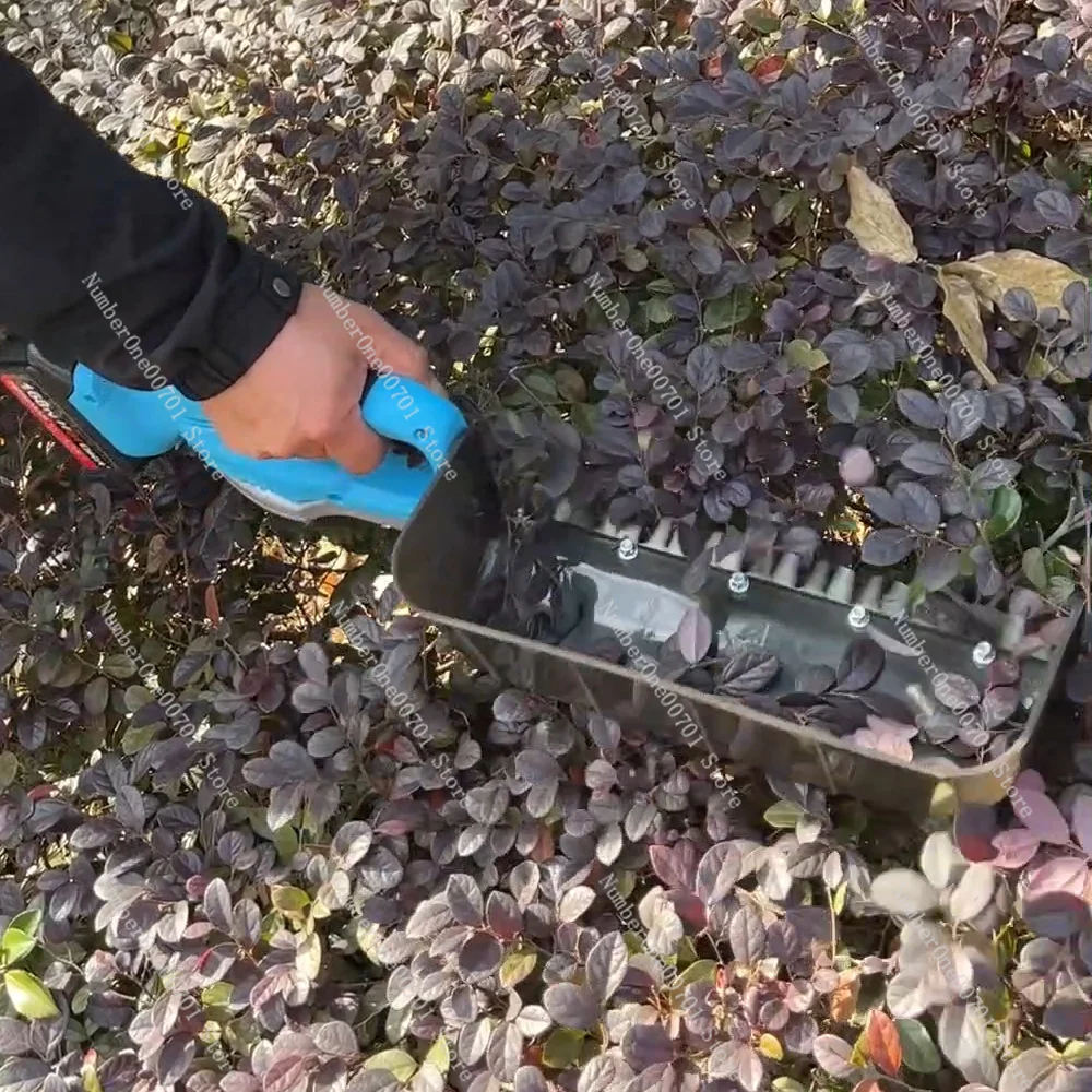 21V Cordless Electric Tea Picking Machine Portable Mini Hedge Trimmer And Grass Shears With Lithium Battery