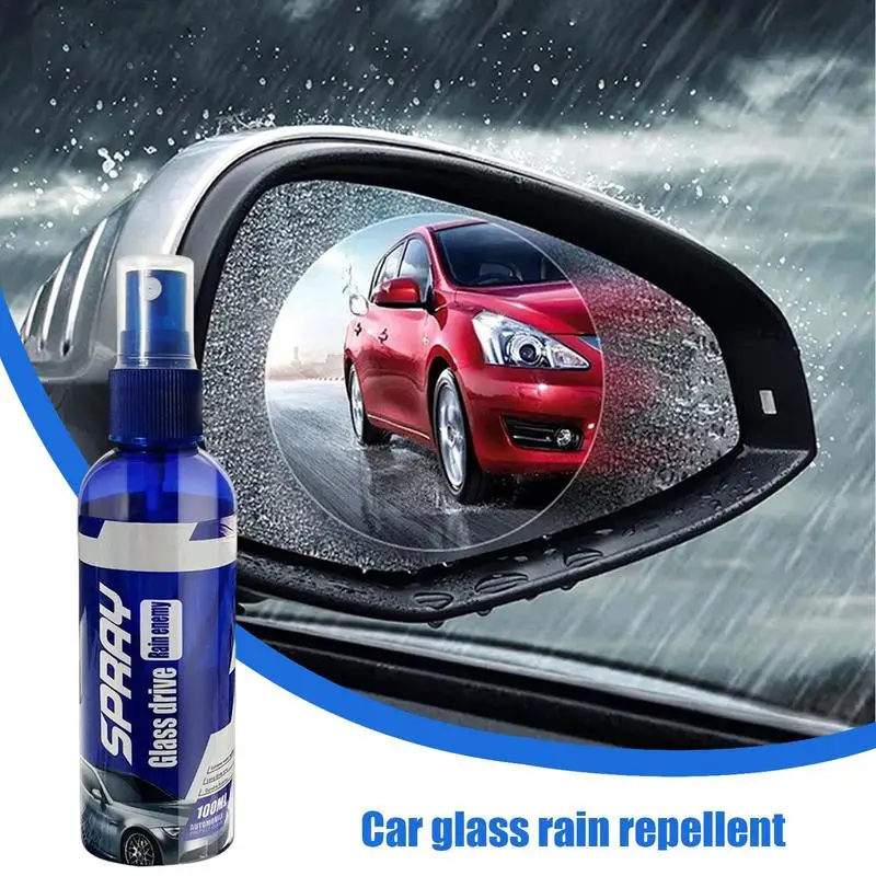 Hydrophobic Glass Coating For Windshield 100ml Ceramic Coating For Glass Protective Hydrophobic Spray For Glass Mirrors Improve