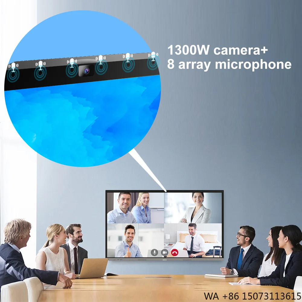 

Интерактивная доска IR Touch Frame Smart Board 65 дюймов 4K для онлайн-обучения