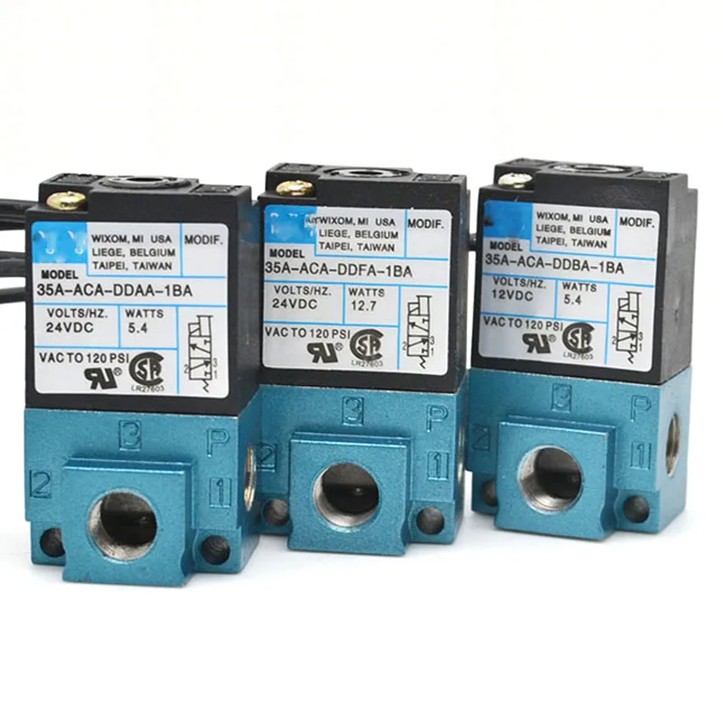 

3 way MAC Marking Dispensing high frequency solenoid valve pneumatic 35A-ACA-DDAA-1BA/DDBA/DDFA 1/8 thread 12V 24V DC