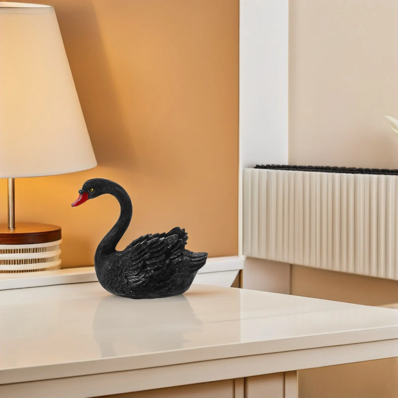 Floating Swan Sculpture Realistic Durable Plastic Pond Decoration Outdoor Garden Yard Elegant Water Fountain Ornament