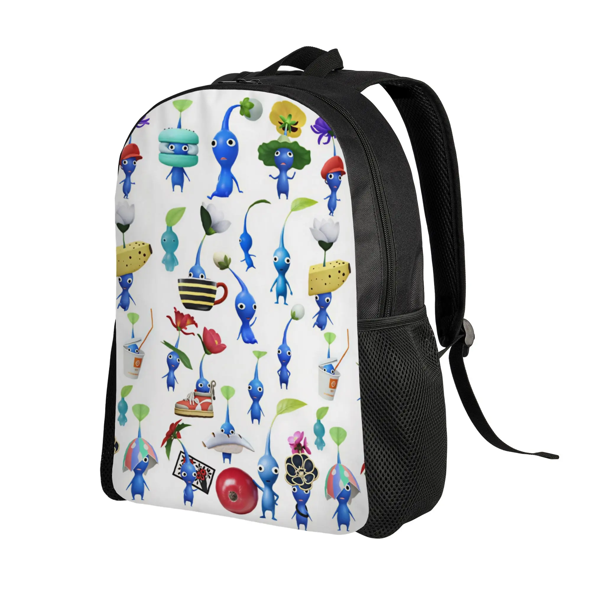 Pikmin Video Game Backpack  Elegant Backpacks Student University Large School Bags Custom Rucksack