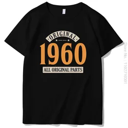 Original 1960 All Original Parts Birthday Gift Men's T-shirt Summer Harajuku Streetwear Tees Tops men's Short Sleeve t-shirt