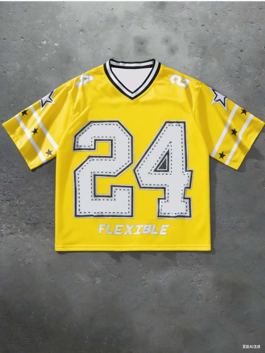 الرجال رقم 24 طباعة الخامس الرقبة تي شيرتات قصيرة الاكمام الصيف الجرافيك المحملة البيسبول الفانيلة حجم كبير المرأة تي شيرت رياضي #2