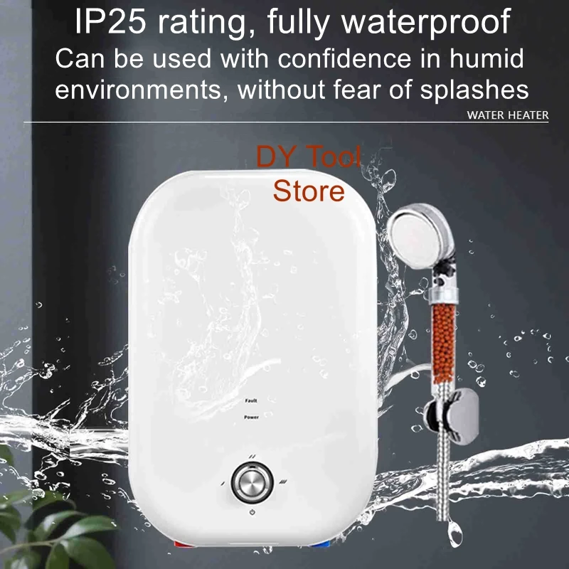 Home instantaneous water heater with built-in booster pump Electric water heater Rapid heating water heater