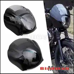Detachable Quarter Fairing Windshield For Harley Sportster 883 1200 1988-2021 XL Dyna 1995-2017 Softail 2018-2021 FXBB FXLR FXST