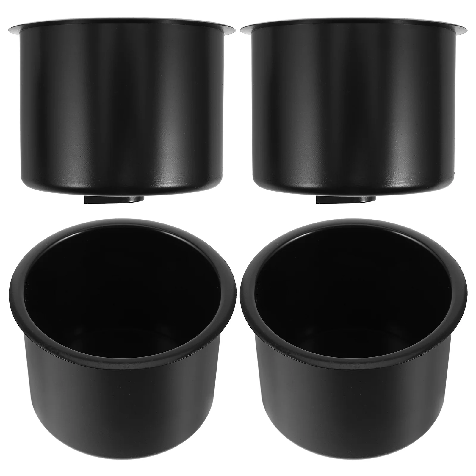 

4pcs Plastic Cup Holders Inserts Car Recessed Drink Can Holder Rv Accessories Durable Abs Non-Slip Base For Water Bottles Coffee