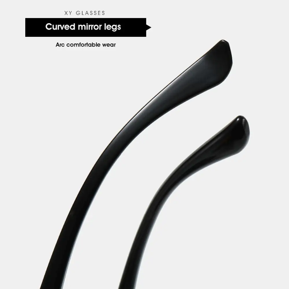 

Retro Rimless Square Sunglasses Cut Edge UV400 Leopard Decorative Shades Gradient Lens Sun Glasses for Women & Men