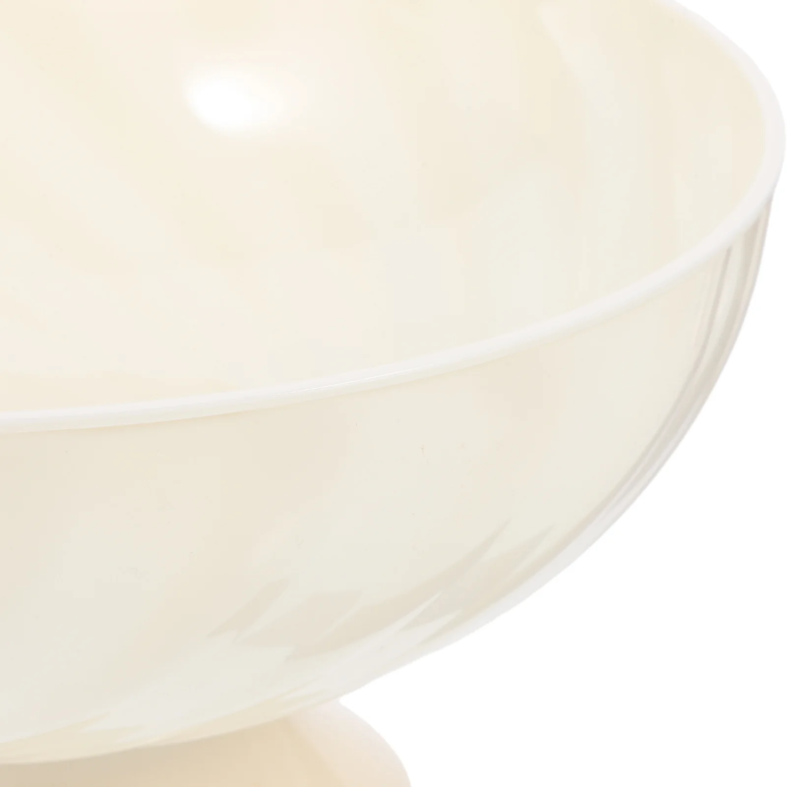 صينية فواكه سميكة مع فتحات تصريف تصميم القدمين للمنزل والمطبخ والمكتب ووعاء تقديم الوجبات الخفيفة وغسالة الأطباق والديكور الآمن