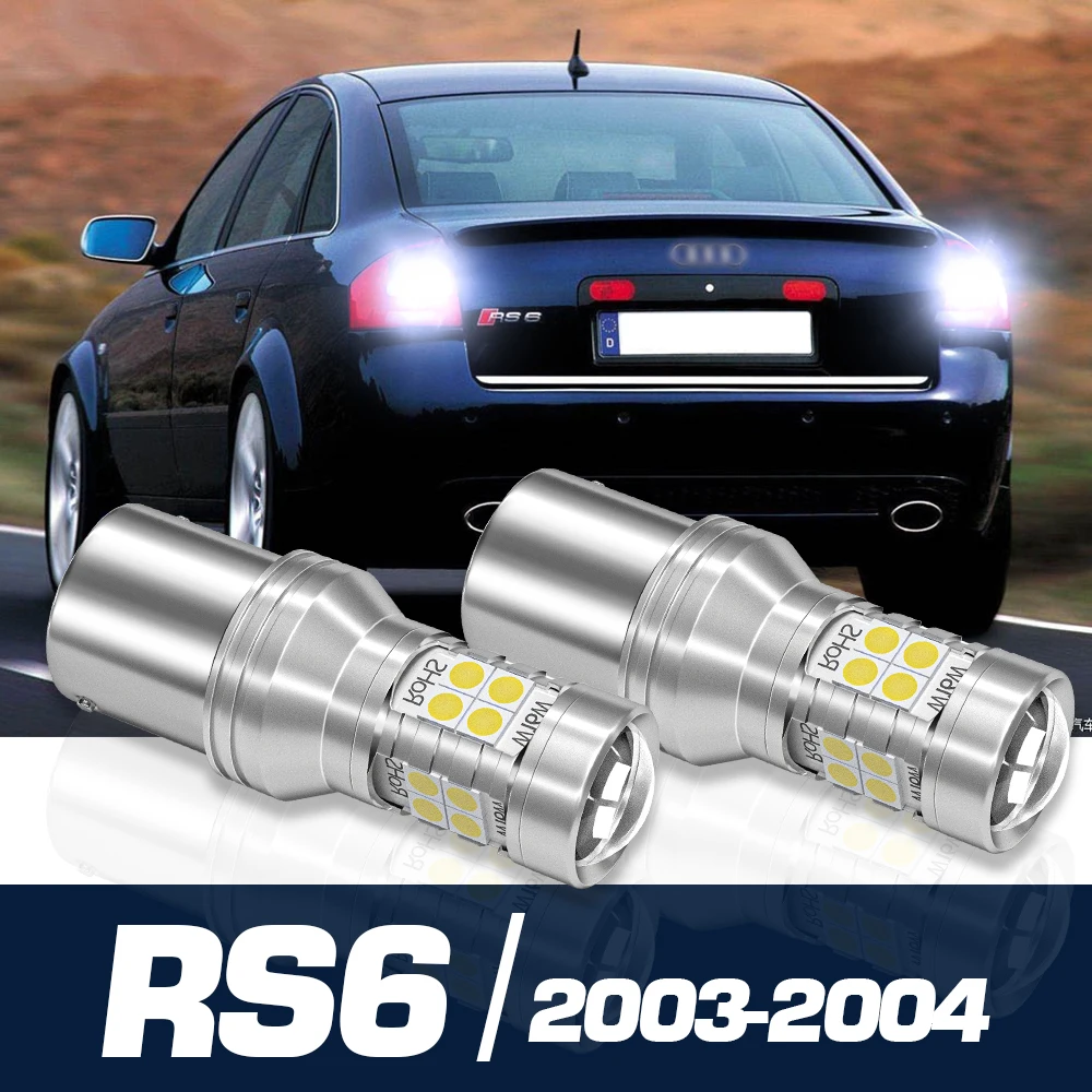 

2pcs LED Reverse Light Backup Bulb Canbus Accessories For Audi RS6 2003 2004