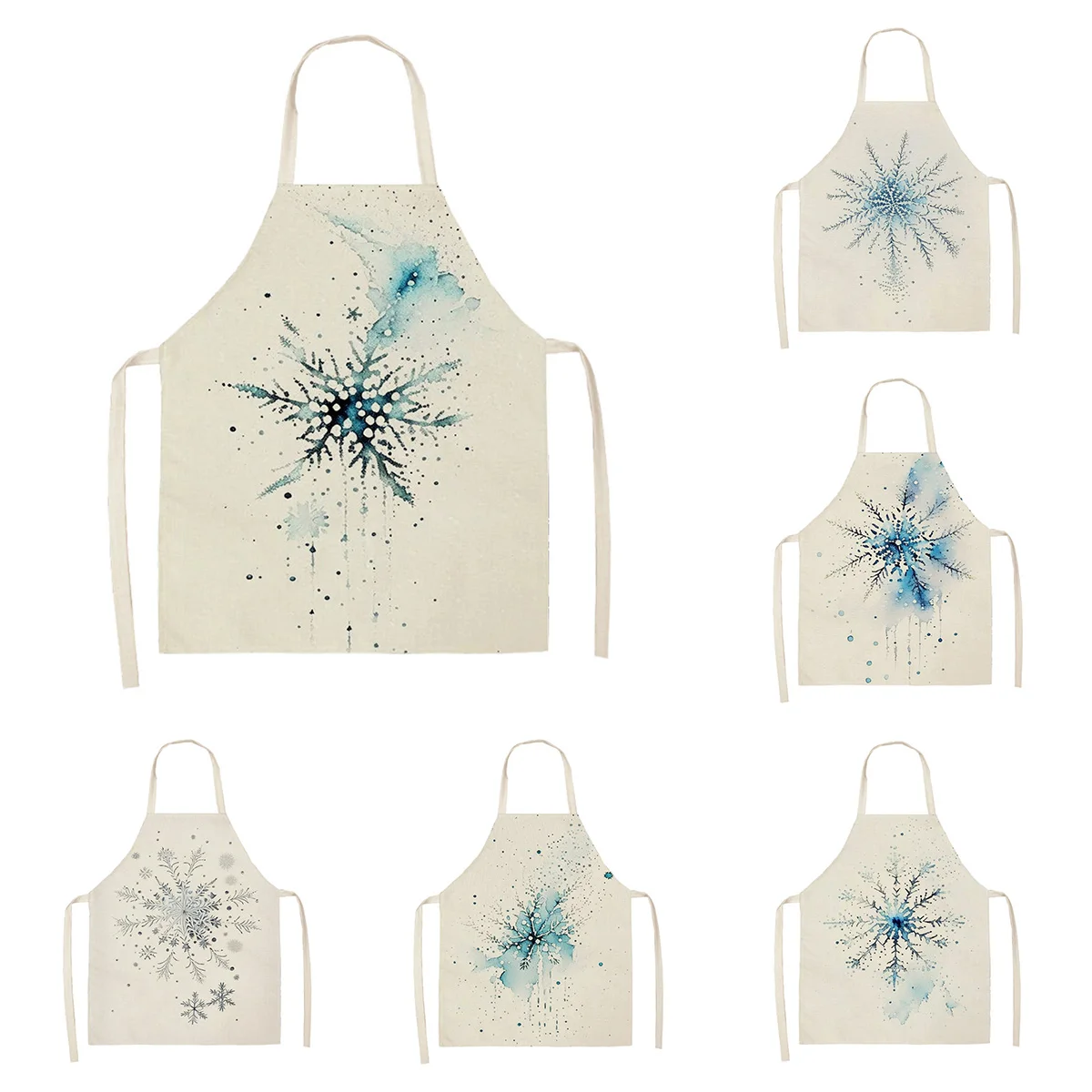 

Кухонный Фартук для женщин, льняной водонепроницаемый, забавный, полурабочий, кофейный, детский, большой размер, на Рождество, зиму