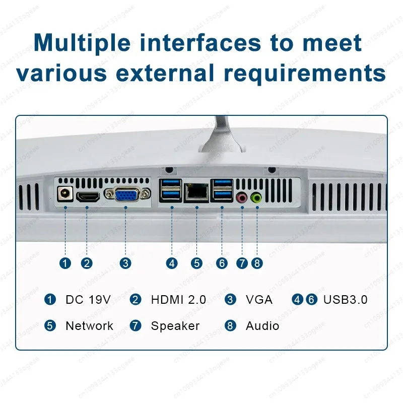 الكل في واحد أجهزة الكمبيوتر المحمولة الكمبيوتر المكتبي I5 I7 I9 مع شاشة LCD #5