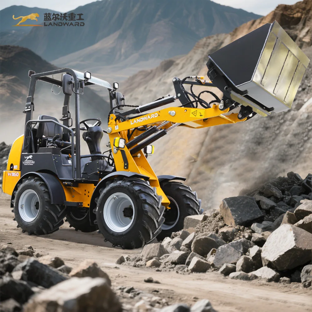 중국 공장 직판 농장용 휠로더 유압 2톤 /CE 인증, 스노우 버킷/송풍기/블레이드/팔레트 로더 포크 포함, 맞춤 제작 가능