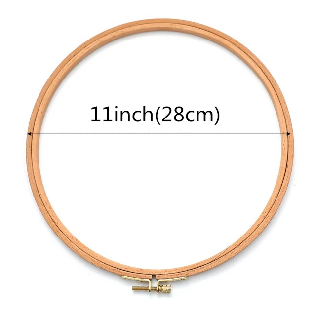 10 stks/partij Dia 3-12 inch Ronde Borduurhoepels Houten Beuken Kruissteek frame Hoops Craft Borduren Gereedschap