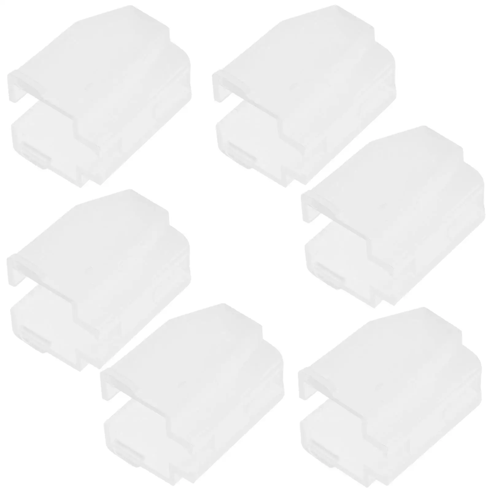 

6 Pcs Stylus Protective Cover Turntable Vinyl Record Player Needle Dust Cover Replacement Plastic Accessories Static Prevention