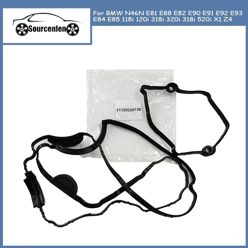 Guarnizione coperchio valvola a bilanciere 11120035738 per BMW N46N E81 E88 E82 E90 E91 E92 E93 E84 E85 118i 120i 318i 320i 318i 520i X1 Z4