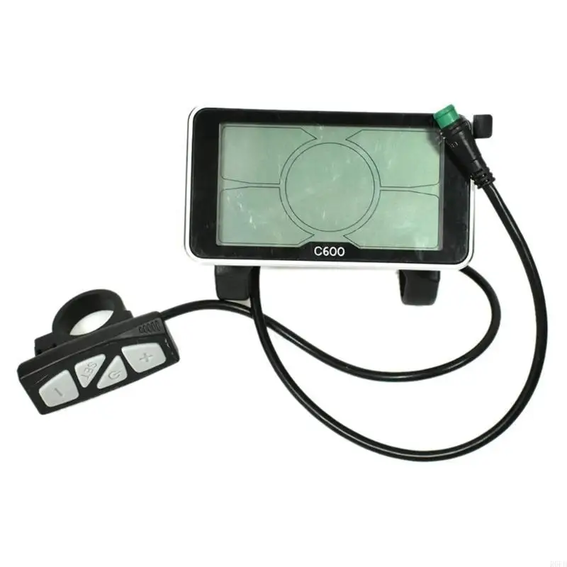 

4Inch Screen with Waterproof Connector 24V 36V 48V LCD Display Panel 5S Electric Scooter Display Replacement R6FB