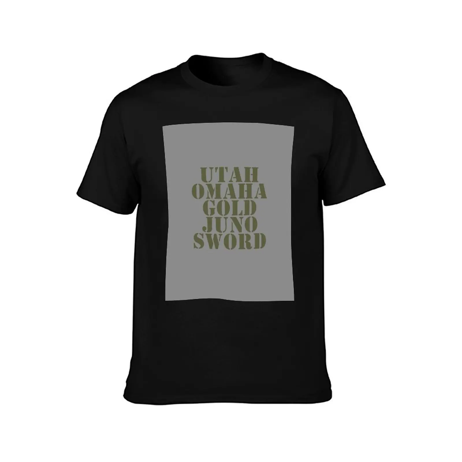 NORMANDY LANDINGS BEACH COORDINATES T-Shirt Trend Art Print T-Shirt
