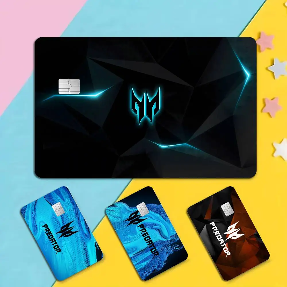 A-Acer Predators Logo 2024 Anime Cartoon Skin Stickers Film Tape Case for Big Credit Debit Card Front Side