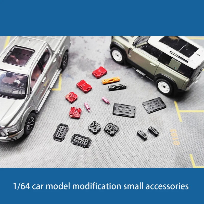1/64 Car Model Modification, Off-road Vehicle Side Window Extension Protective Frame, Matching Small Parts
