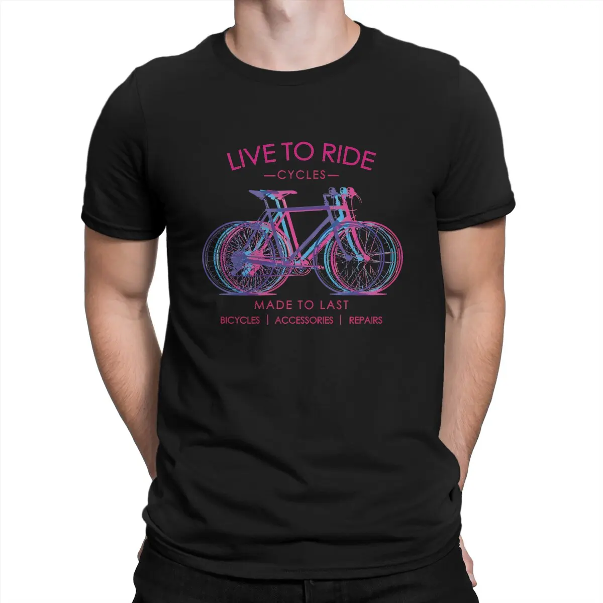 Mtb Mountain Bike Cycling Live To Ride Tshirt Homme Men's Clothes Blusas Cotton T Shirt For Men