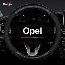 Leather Car Steering Wheel Cover for Opel Vauxhall Meriva A B Ampera Cascada Astra F G H J K GTC OPC Movano Antara Accessories