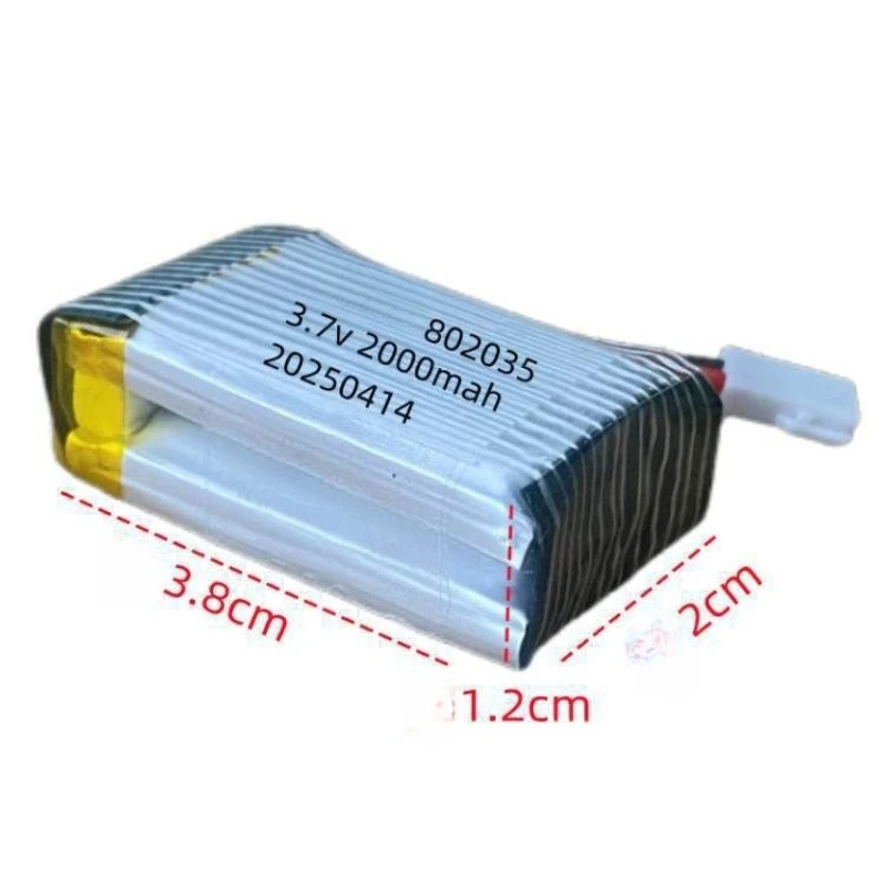 

3.7V 1800mAh 903052 RC Airplane Battery Pack for WLtoys for Syma Foam Glider Drones Spares Replacement Lithium ion Battery Packs