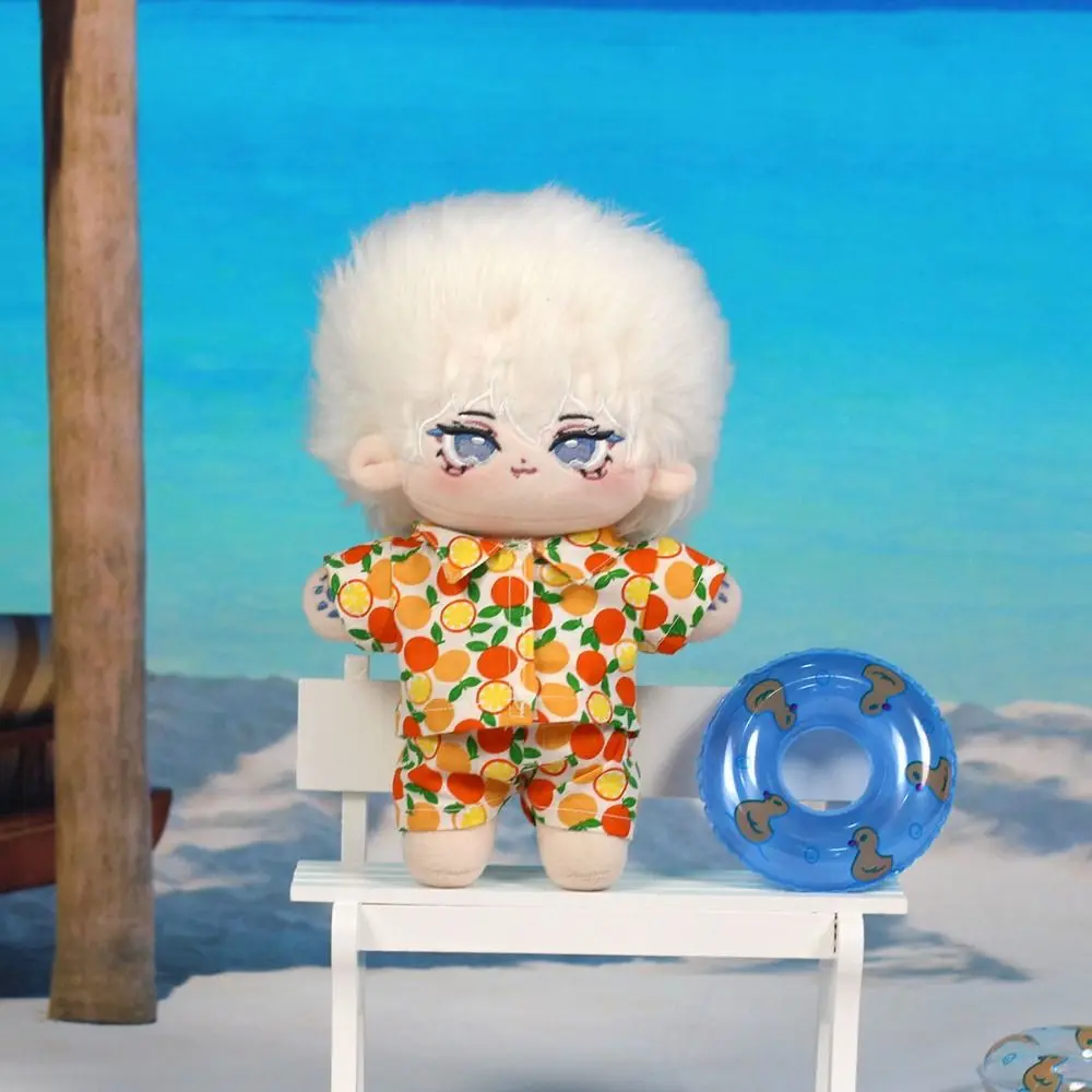 Mini vêtements de nuit pour poupée, pyjama de plage aux fruits, vêtements globaux, accessoires de jouets, vêtements de poupée en coton de 20cm, Mini multicolore