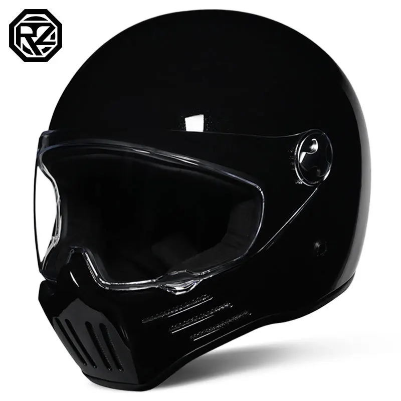 

728-Motorcycle retro cruise helmet personalized ghost knight full face helmet for men and women all seasons