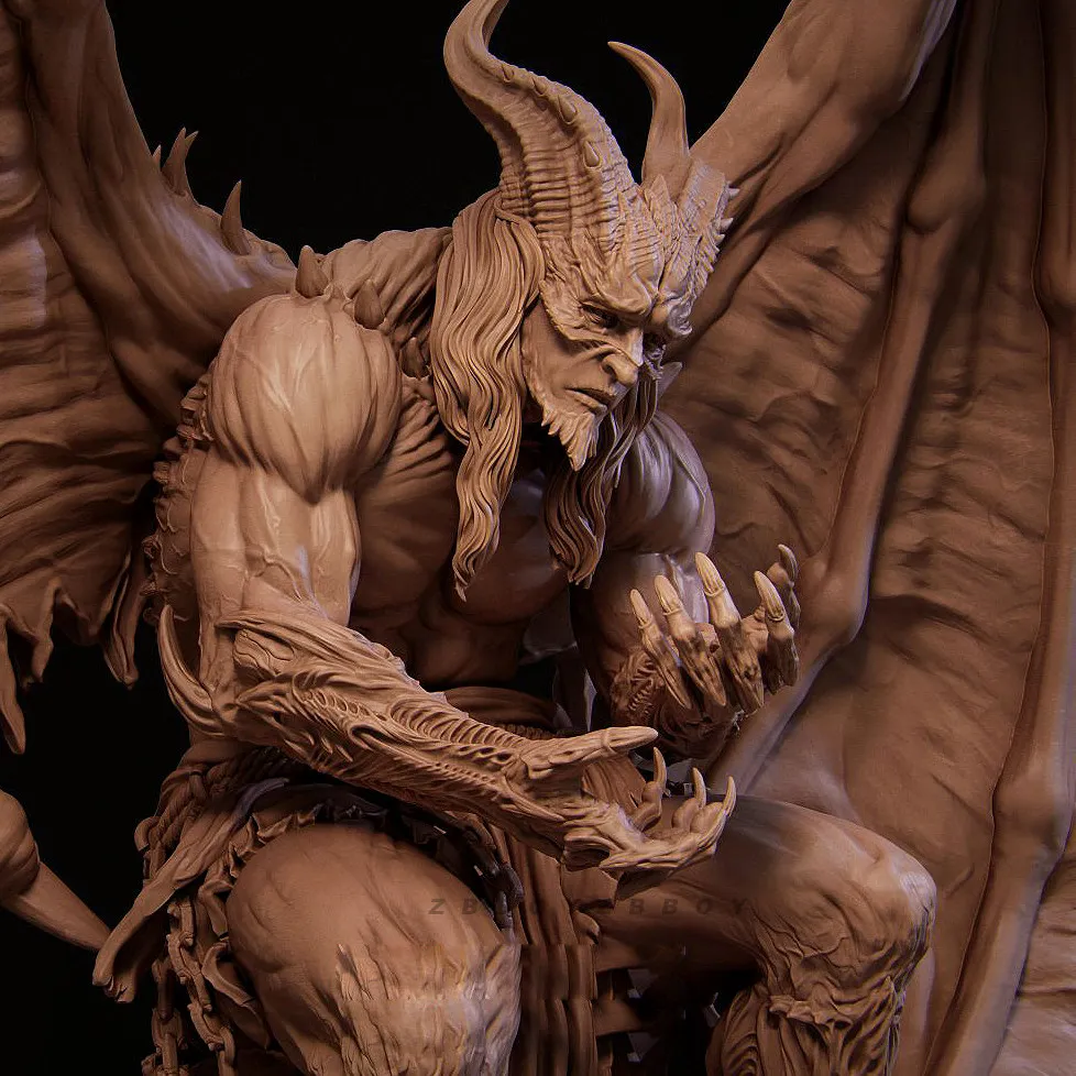 

Overall heights 75mm 95mm 115mm Resin model kits figure colorless and self-assembled（3D Printing ）TD-7681/3D