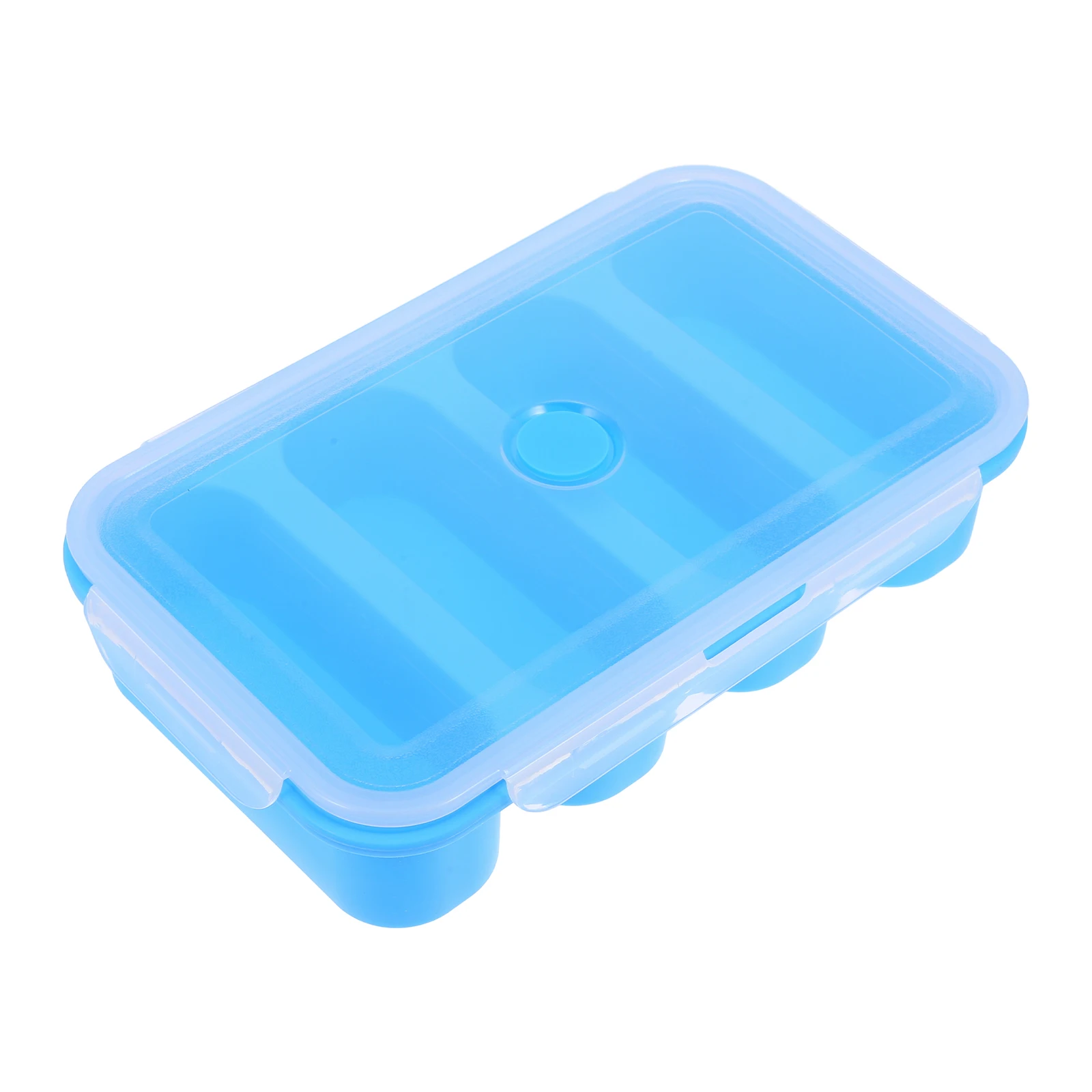 

Cube Tray With Lid Reusable Silicone Mold For Freezer Ice Making Bpa Free Leak Proof Easy Release Ice Cube Trays For