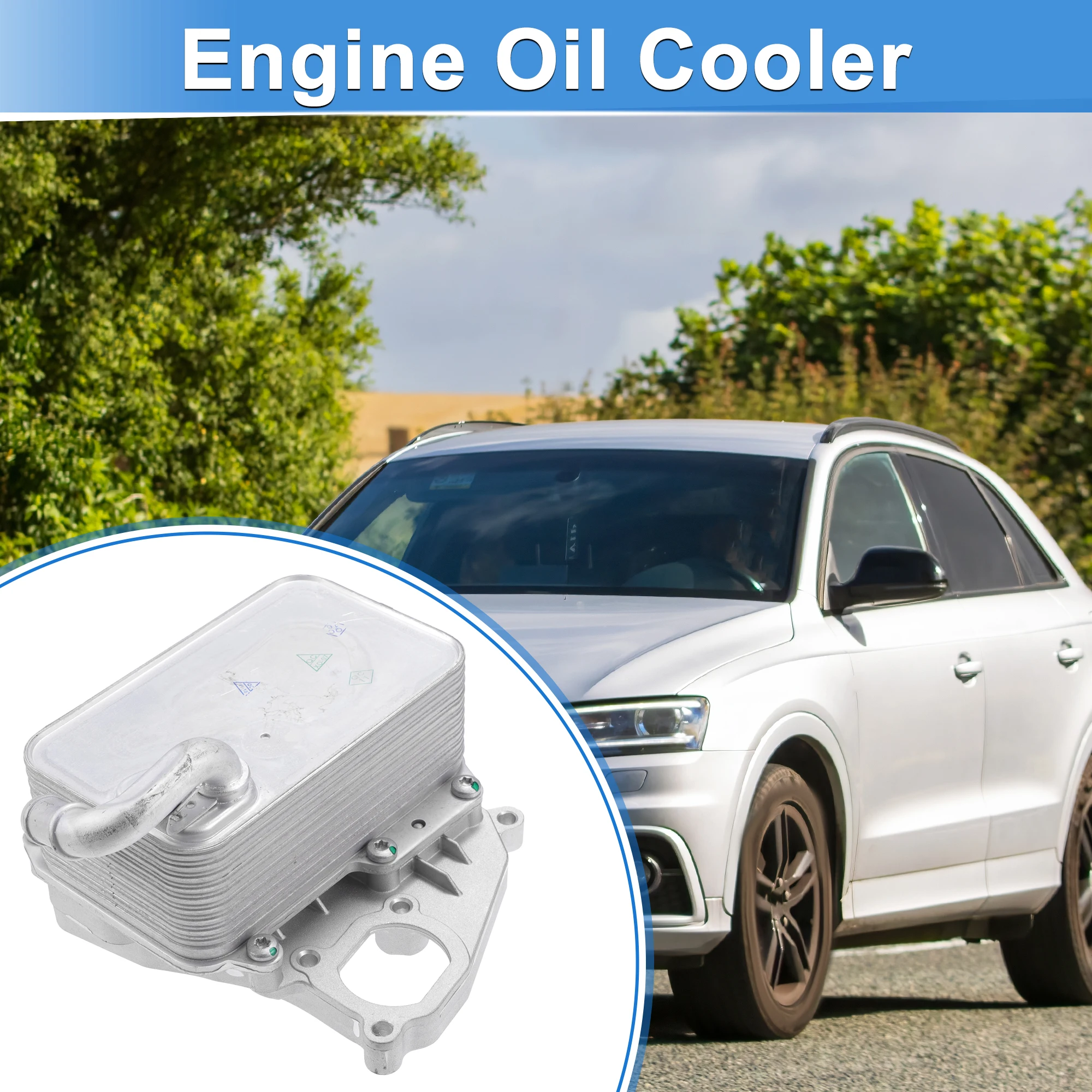 

Масляный радиатор двигателя автомобиля UXCELL с уплотнениями для масляного радиатора Volkswagen Beetle No 059117021R