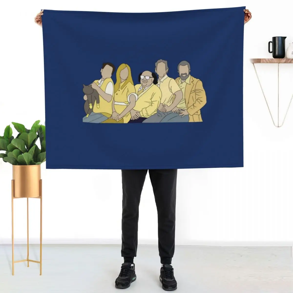 Ita??s always sunny Throw Blanket Warm Comforter Bed Sofa Throw Furry Hairy Blankets