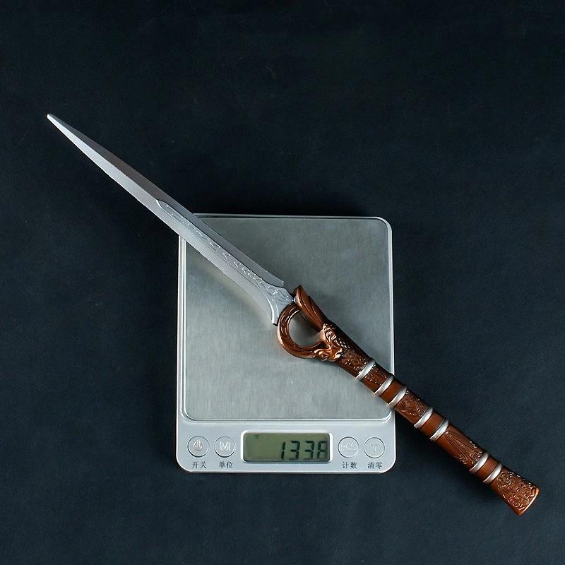 30 cm periféricos de jogo chinês su chang rio faca armas modelo colecionável ornamentos mesa criativo presentes aniversário menino brinquedo