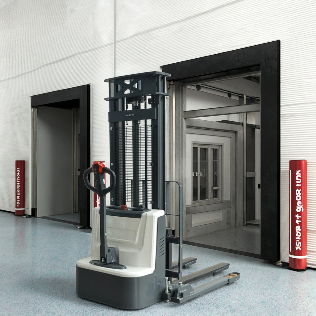 1.5t Electric Mini Forklift 3m Height Warehouse Straddle Leg USA Type Electric Stacker Manufacturer's China Forklifts
