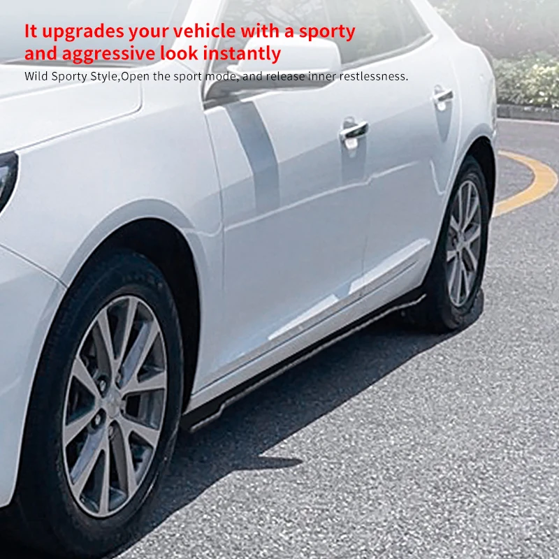 

Anti-Collision Protection Side Skirts Extension Rocker Splitters Diffuser Winglet Wings Body Kit For Chevrolet Malibu 2012-2018