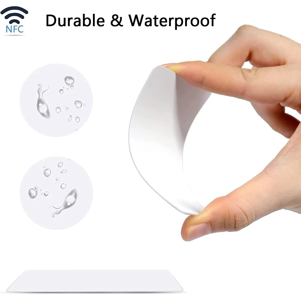 บัตร NFC RFID สีขาวเปล่า ECode SLIX ISO 15693 13.56Mhz