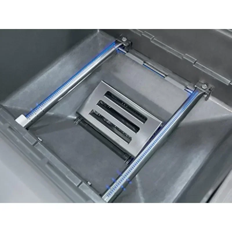 شواية بروبان سائلة بشعلة ثنائية، 48 × 26 × 57 بوصة، أسود