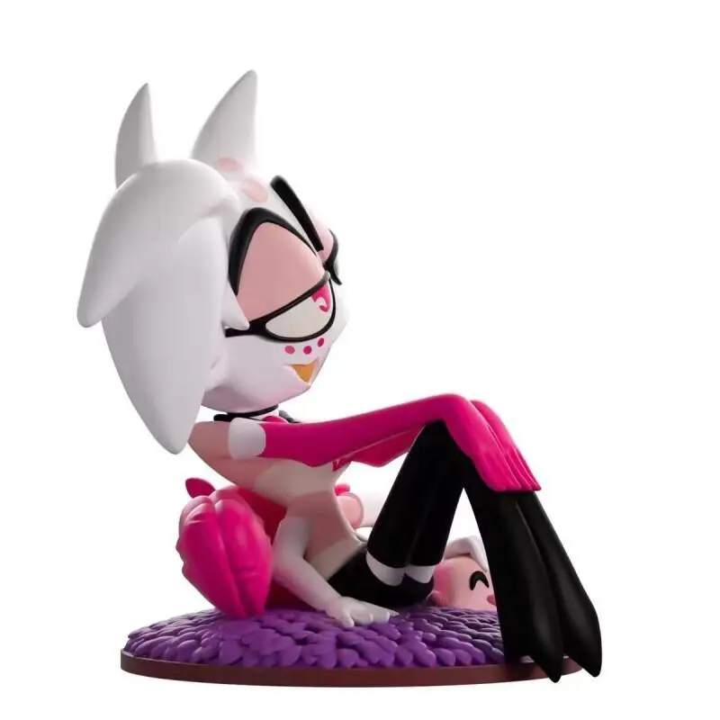 

Genuine Hazbin Hotel Angel Dust Pvc Anime Figure Model Collector Desktop Ornament Toy Gift Original In Stock New and Unopened