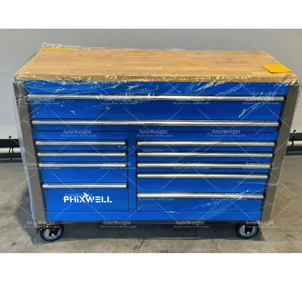 New Arrival 2026 11 Drawers Tool Sets Box Heavy Duty Workshop Trolley Professional Metal Tool Cabinet with Locking System