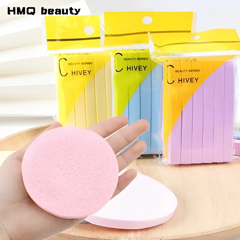 12Pcs/Bag Compressed Facial Sponges Face Wash Puff Reusable Makeup Remover Cosmetic Spa Sponges for Skin Care Makeup Tools