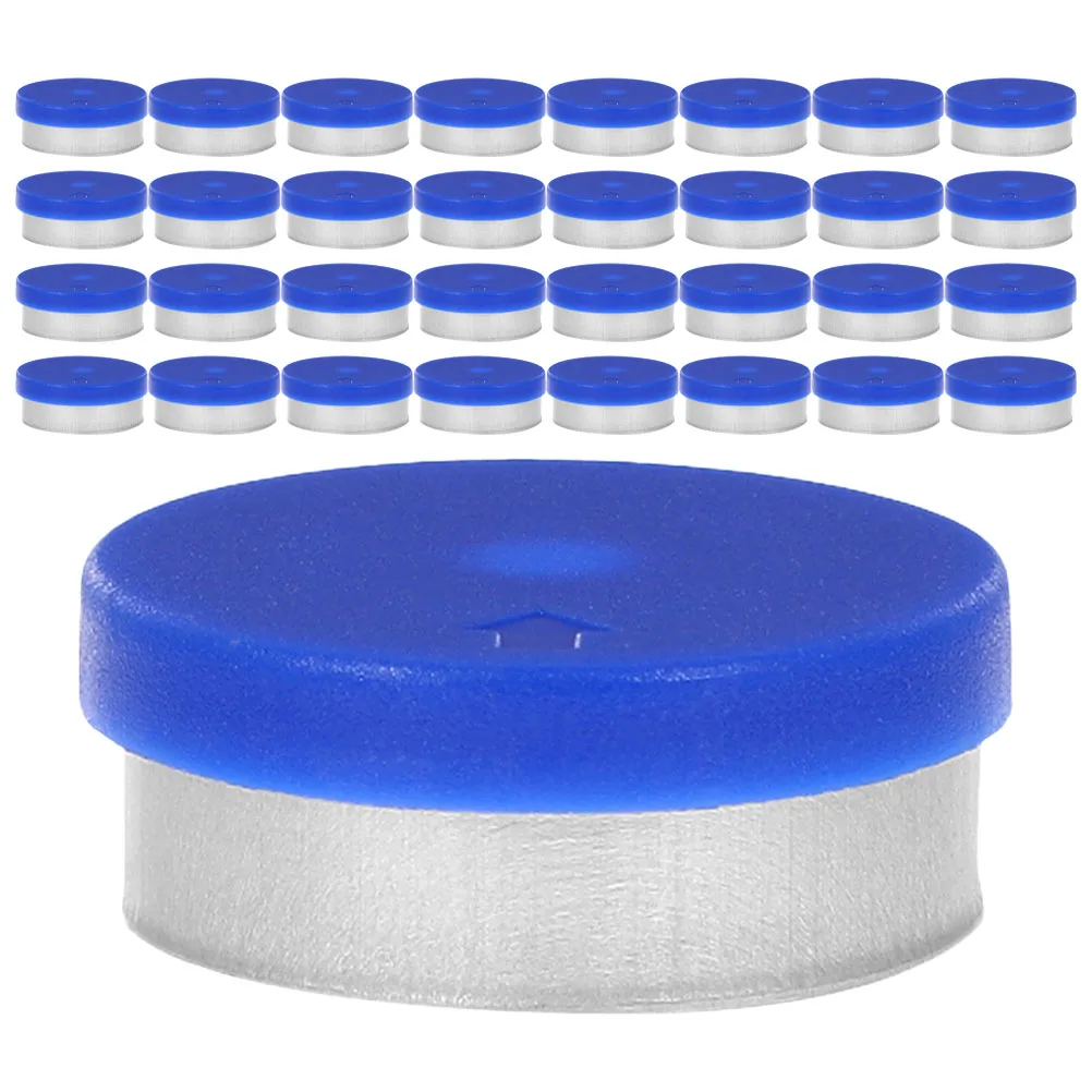 

200 Pcs Bottle Cap Caps for Sample Glass Vial Topper Seals Vials Plastic Sealer