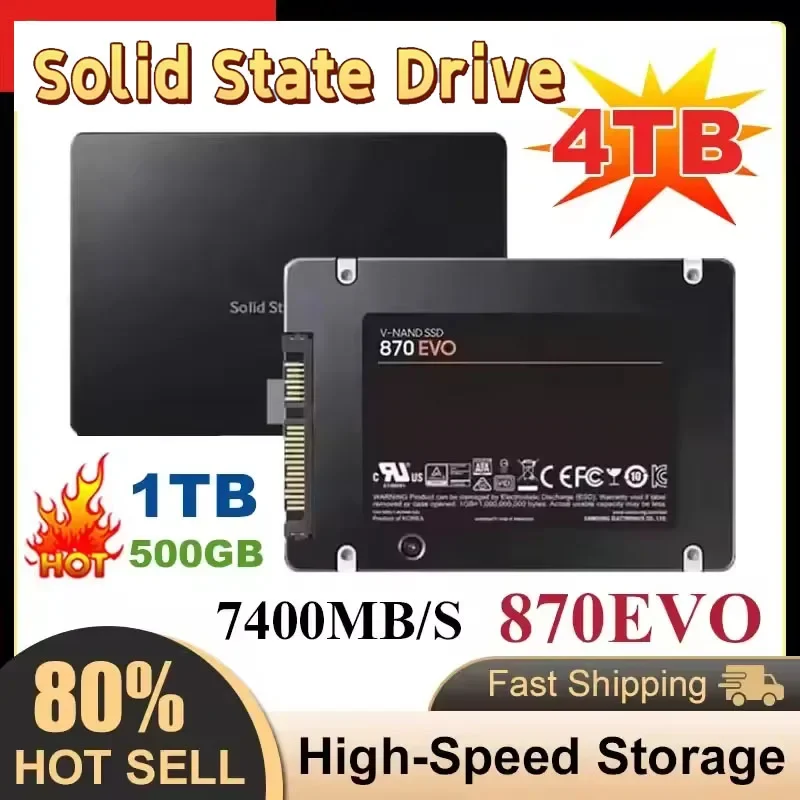 500G 1TB 4TB Solid State Disk SSD High Speed 2TB Internal HDD Hard Drive Sata3 2.5 Inch For Laptop Microcomputer Desktop