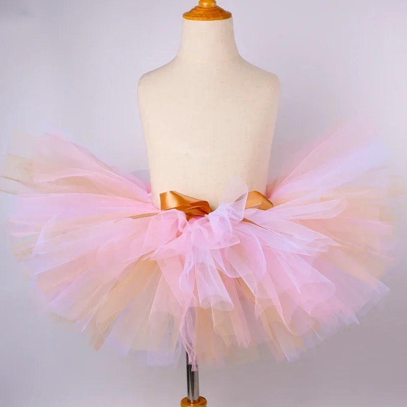Bebê meninas coelhinho da páscoa tutu saia traje fofo rosa tutu da criança meninas mini saias de tule coelho vestir-se roupa crianças