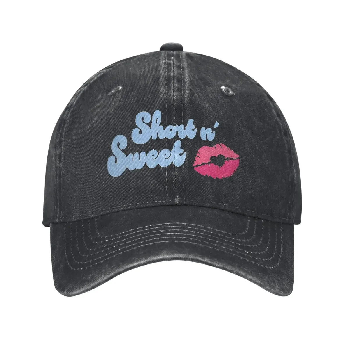 vintage-sabrina-carpenter-curto-n'-doce-album-bone-de-beisebol-unisex-denim-lavado-headwear-viagem-ao-ar-livre-bones-ajustaveis-chapeu
