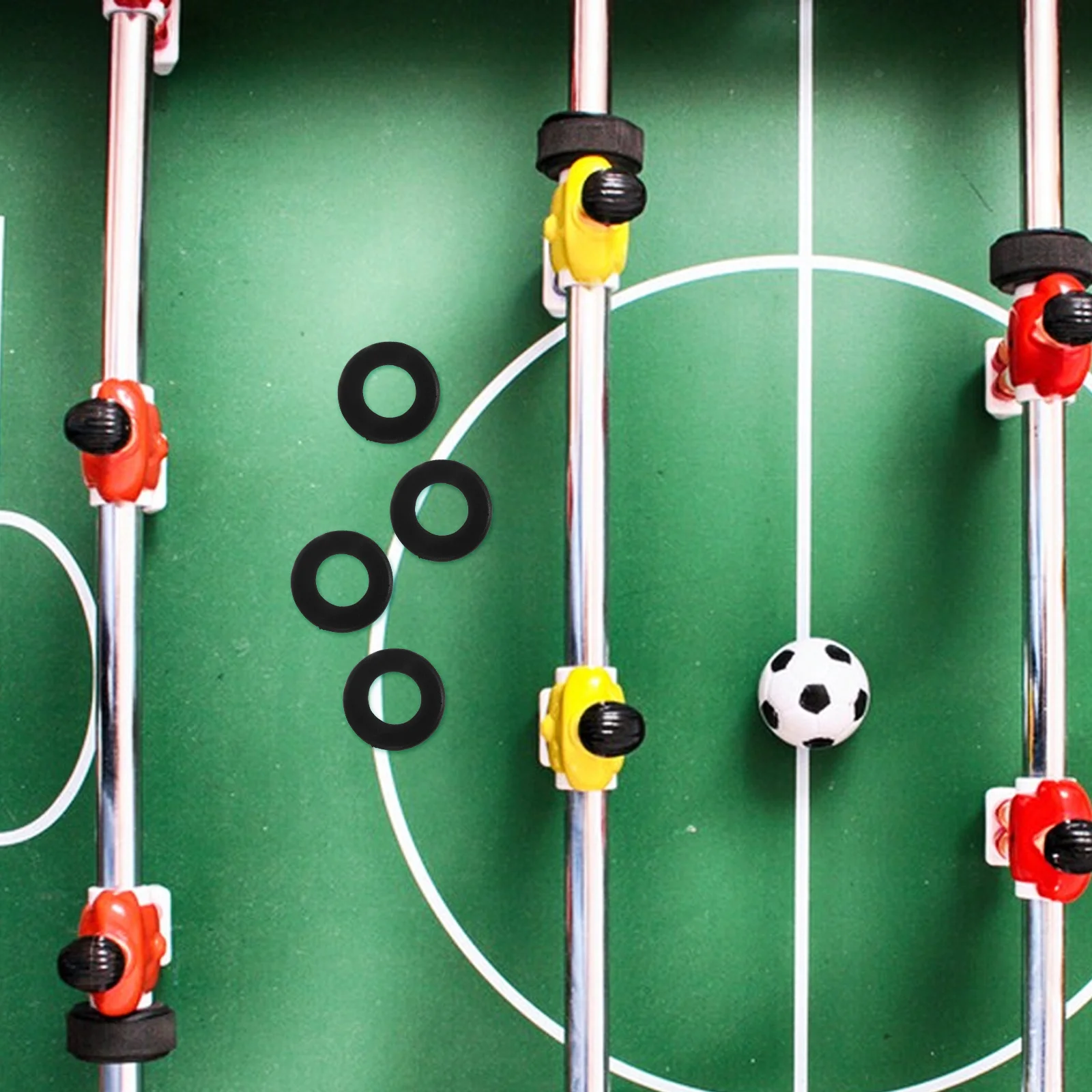 

16 шт. запасных шайб для футбольного стола, простая установка, улучшенная защита, универсальное применение для всех любителей