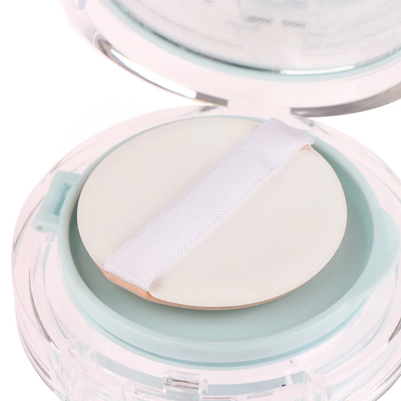 صندوق منتفخ وسادة هوائية فارغة قابل لإعادة الاستخدام، حاوية مكياج محمولة لمستحضرات التجميل مع مرآة إسفنجية لبودرة كريم أساس BB #1