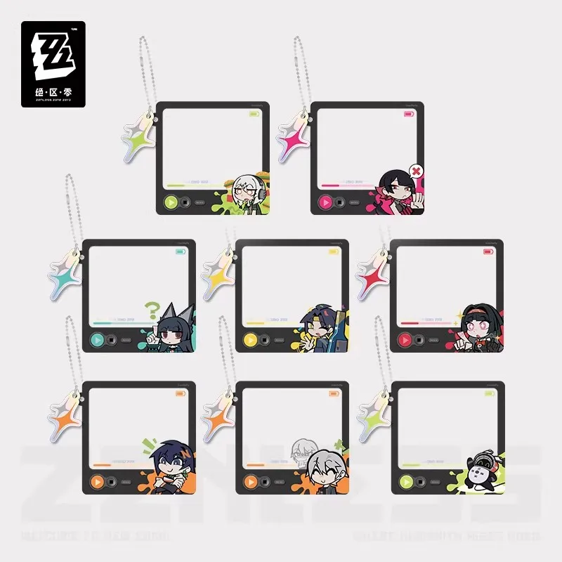 

[Genuine] miHoYo Game Zenless Zone Zero Q-version Acrylic Photo Card Ellen Asaba Belle Bangboo Anime Ornament Cosplay Xmas Gifts