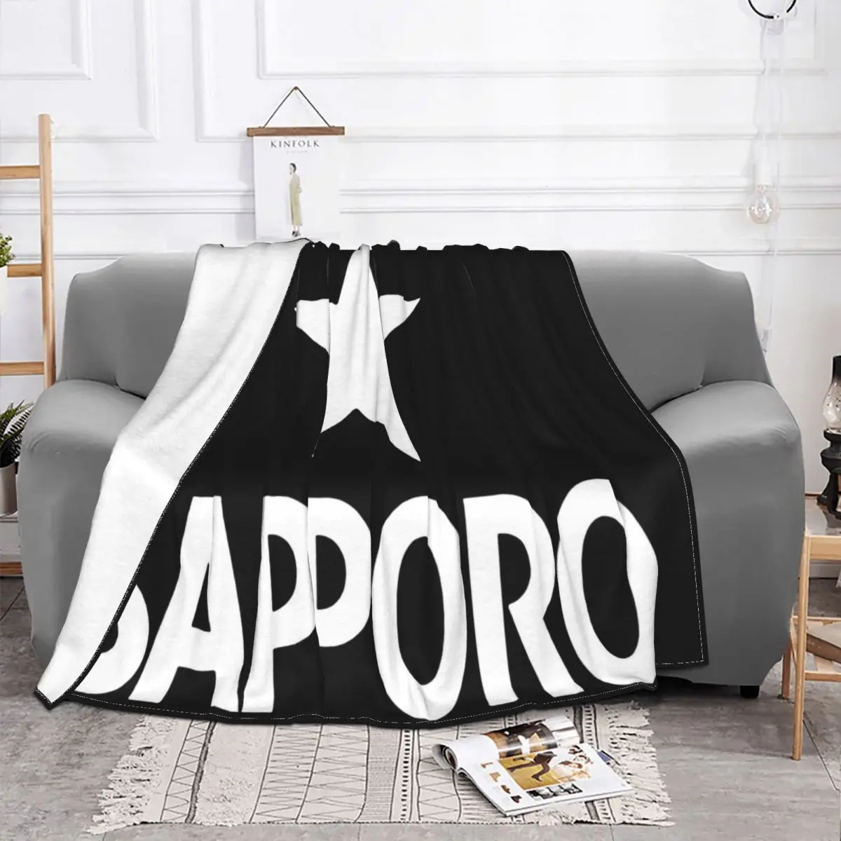 Japanese Beer Festival Sapporo Beer Festival Octoberfest Aesthetic Mens Swag Science Swag Throw Blanket