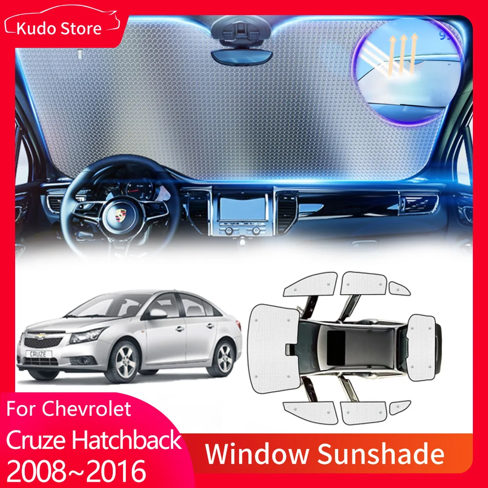 

Full Coverage Sunshades for Chevrolet Holden Cruze LT J300 Daewoo Lacetti Premiere 2008~2016 Hatchback Windshields Visor Curtain